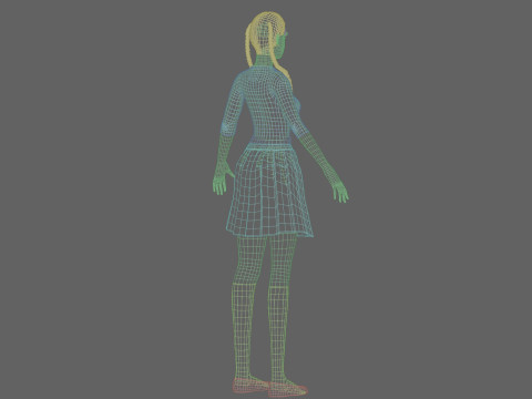 Basic sweet Woman V32124 Modelo 3D
