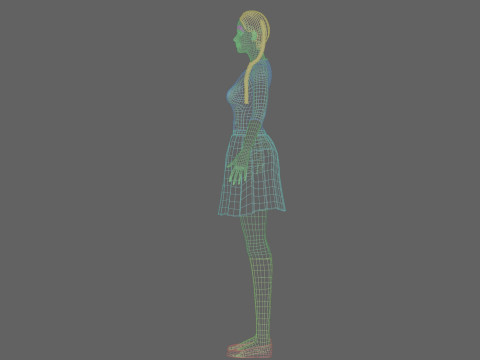 Basic sweet Woman V32124 Modelo 3D