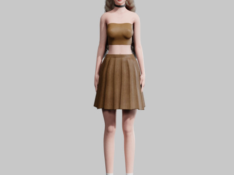 Beautiful Basic Woman V30032 Modèle 3D