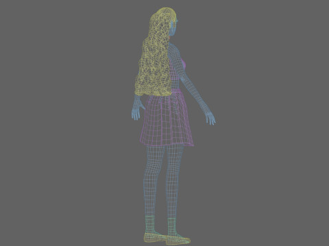 Beautiful Basic Woman V30032 Modèle 3D