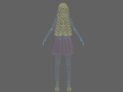 Beautiful Basic Woman V30032 Modèle 3D
