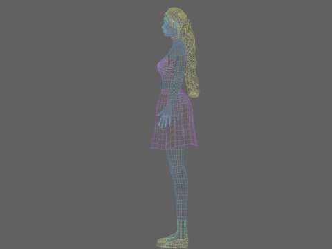 Beautiful Basic Woman V30032 Modèle 3D