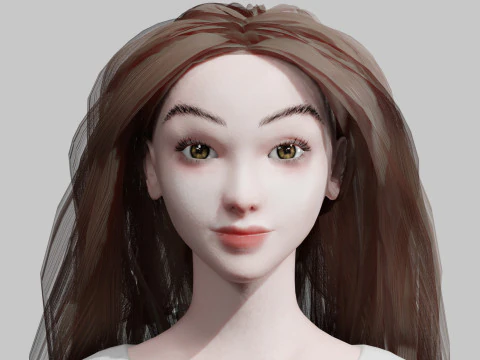 Beautiful Pretty Woman V36356 3D Model