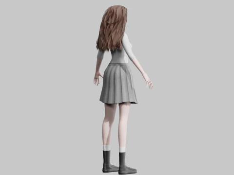 Beautiful Pretty Woman V36356 3D Model