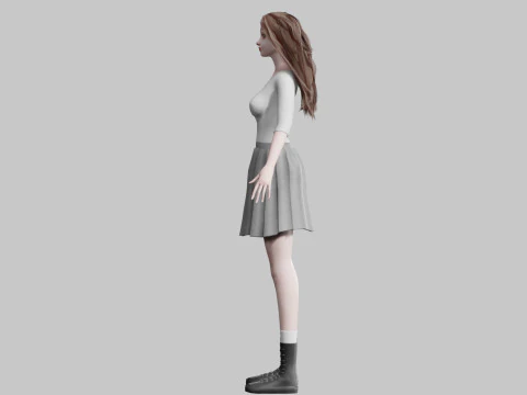 Beautiful Pretty Woman V36356 3D Model