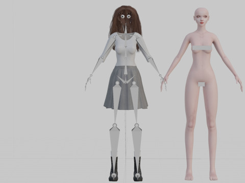 Beautiful Pretty Woman V36356 3D-Modell