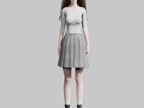 Beautiful Pretty Woman V36356 3D-Modell