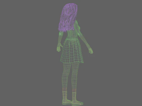 Beautiful Pretty Woman V36356 3D Model