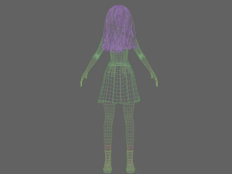 Beautiful Pretty Woman V36356 3D Model