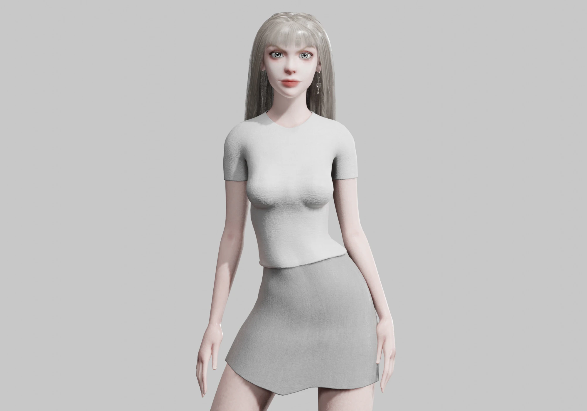 Classic Basic Woman V34758 3D Model .c4d .max .obj .3ds .fbx .stl .blend