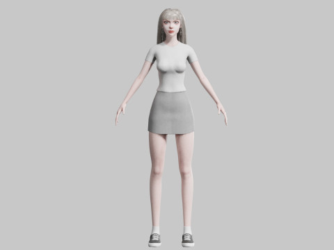 Classic Basic Woman V34758 3Dモデル