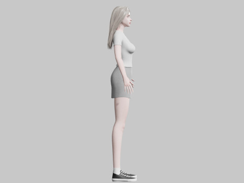Classic Basic Woman V34758 3Dモデル