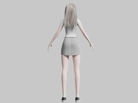 Classic Basic Woman V34758 3Dモデル
