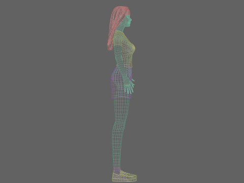 Classic Basic Woman V34758 3Dモデル