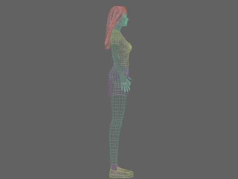 Classic Basic Woman V34758 3D Model