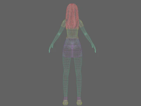 Classic Basic Woman V34758 3D Model