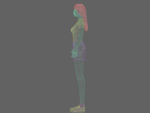 Classic Basic Woman V34758 3D Model