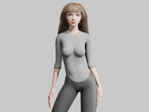 Classic Pretty Woman V35725 3D Model