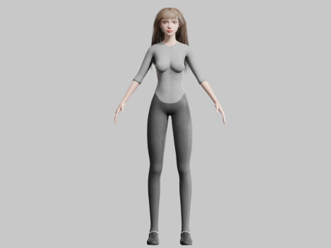 Classic Pretty Woman V35725 Modèle 3D