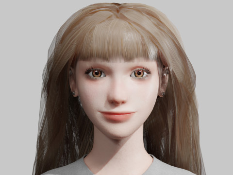 Classic Pretty Woman V35725 Modèle 3D