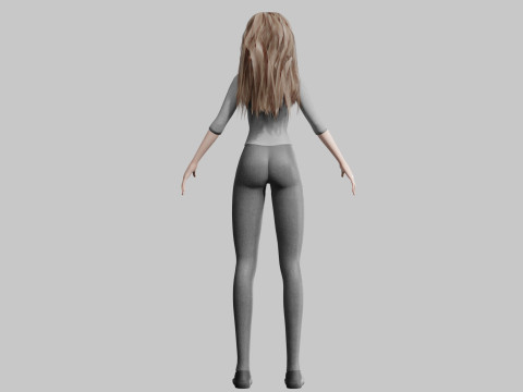 Classic Pretty Woman V35725 Modèle 3D
