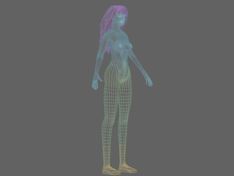 Classic Pretty Woman V35725 Modèle 3D