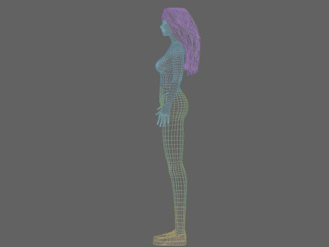 Classic Pretty Woman V35725 Modèle 3D