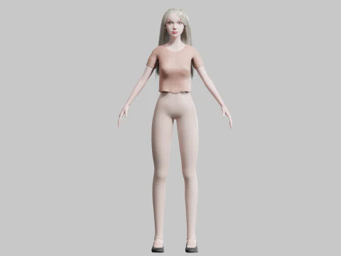 Cool Pretty Woman V30719 3D Model