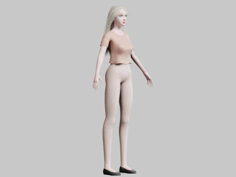 Cool Pretty Woman V30719 3D Model
