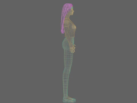 Cool Pretty Woman V30719 3D Model