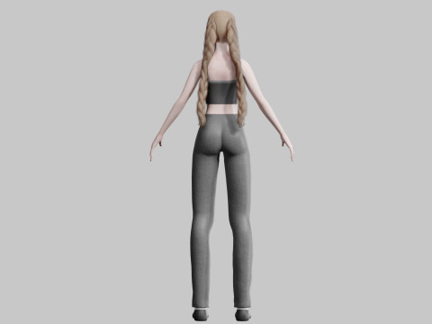 Pretty Beautiful woman V26479 Modello 3D