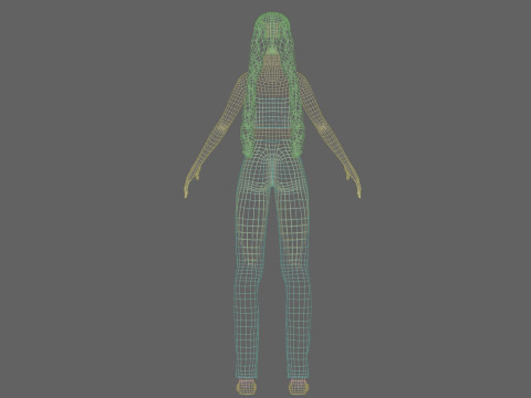 Pretty Beautiful woman V26479 Modello 3D