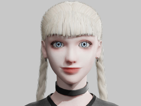 Mooie klassieke vrouw V38302 3D Model