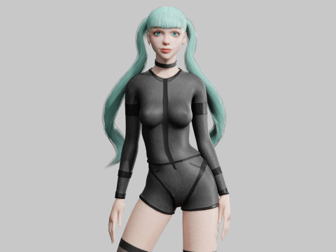 Pretty Standard Woman V30546 Modelo 3D
