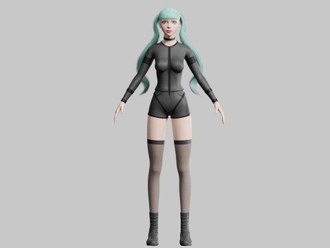 Pretty Standard Woman V30546 Model 3D