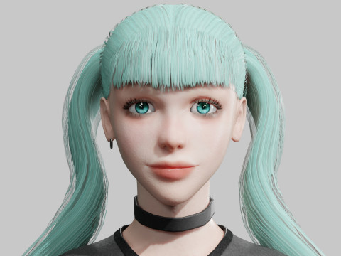 Pretty Standard Woman V30546 Model 3D