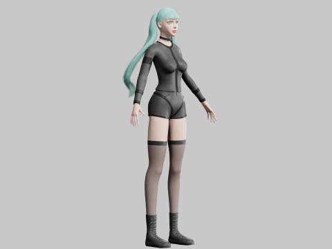 Pretty Standard Woman V30546 Model 3D