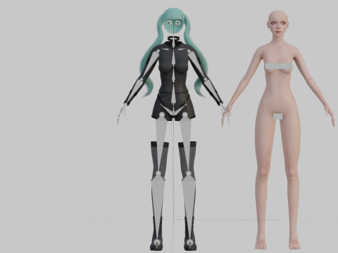 Pretty Standard Woman V30546 Model 3D