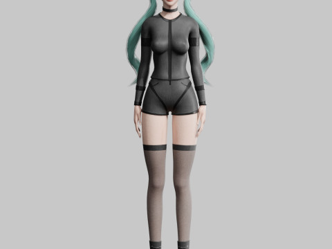 Pretty Standard Woman V30546 Model 3D