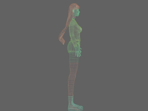 Pretty Standard Woman V30546 Model 3D