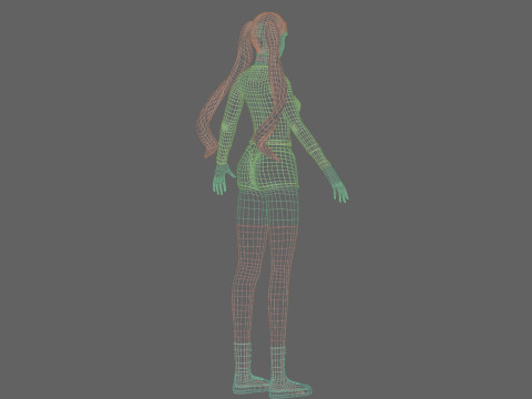 Pretty Standard Woman V30546 Model 3D