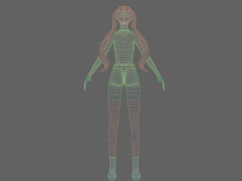 Pretty Standard Woman V30546 Model 3D