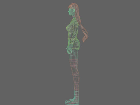 Pretty Standard Woman V30546 Model 3D