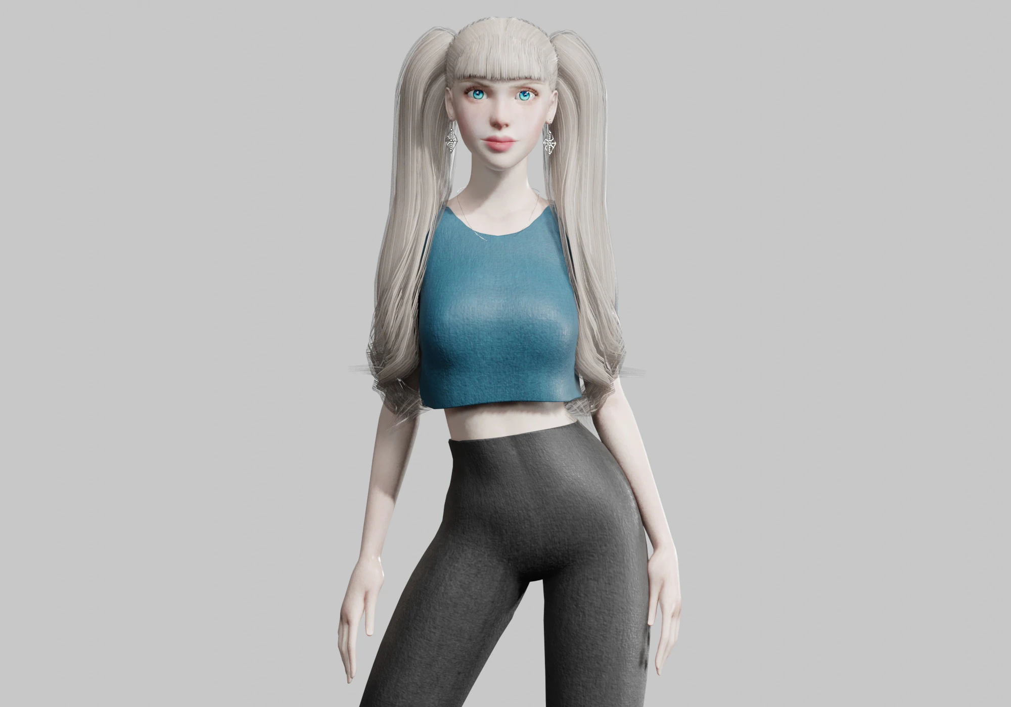 Standard Basic Woman V30946 3D Model .c4d .max .obj .3ds .fbx .stl .blend 