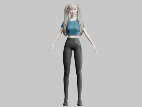 Standard Basic Woman V30946 3D Model