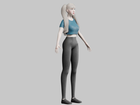 Standard Basic Woman V30946 Modèle 3D