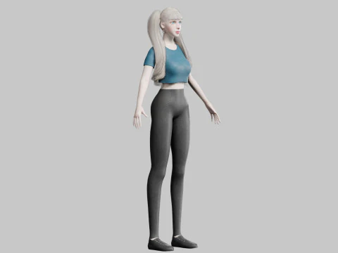 Standard Basic Woman V30946 3D Model