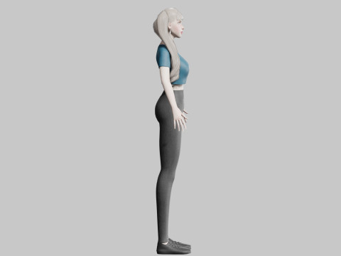 Standard Basic Woman V30946 Modèle 3D