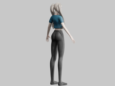 Standard Basic Woman V30946 Modèle 3D