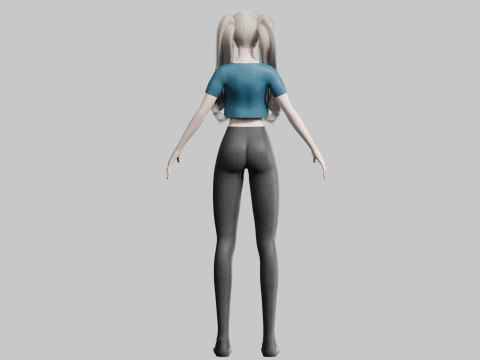 Standard Basic Woman V30946 Modèle 3D